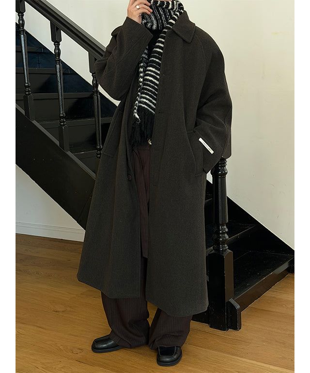 [F/W] Raglan long coat(3color)