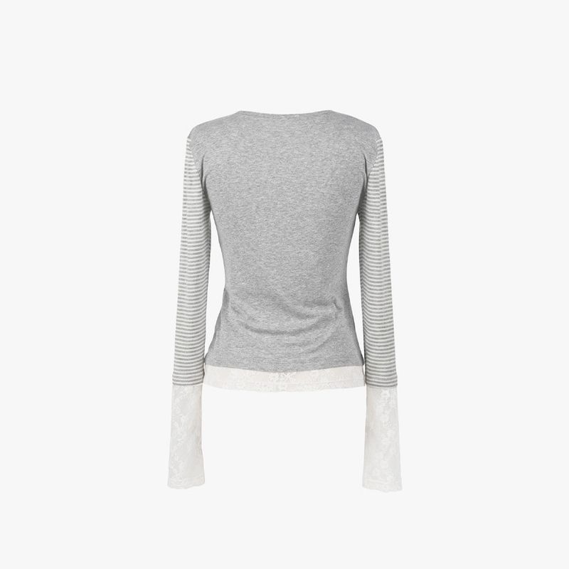 Layered Stripe LS Tee
