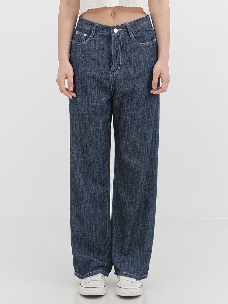 WAAR(ワル)の「W67 WIDE LINEN DENIM PANTS_MEDIUM BLUE(Pants)」