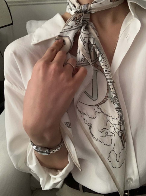 FINLEU（フィンル）の「Norton Silk Scarf / 1 color（Others）」