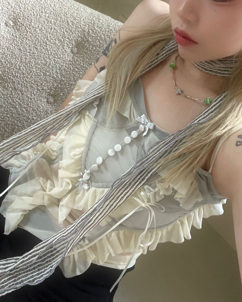 heenytsuki（ヒニツキ）の「Tinkerbell see-through bustier（Tops）」