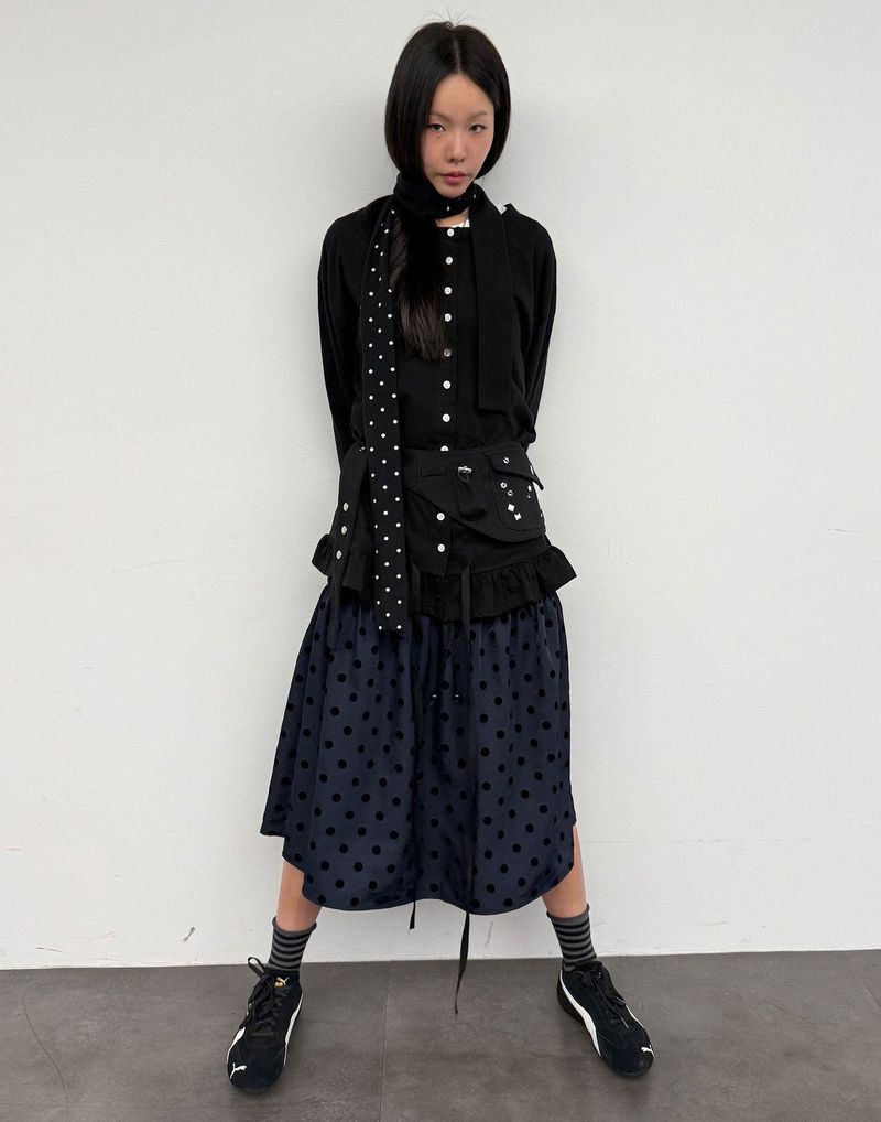 BALL SKIRT IN NAVY