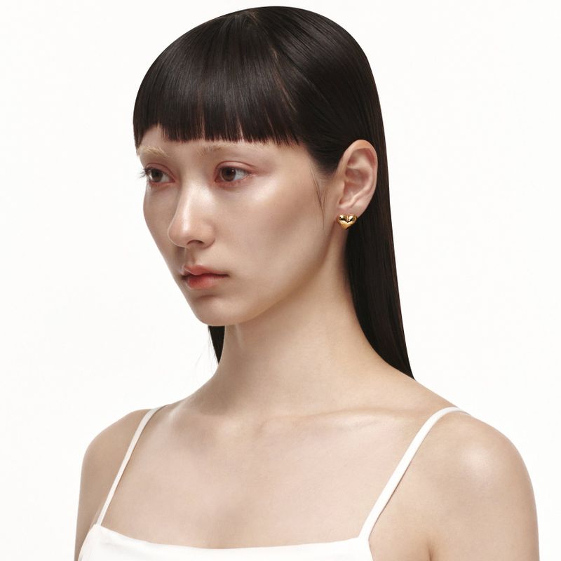 Metal Heart Earrings