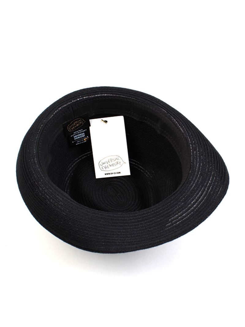 Soft Summer Black Short Fedora