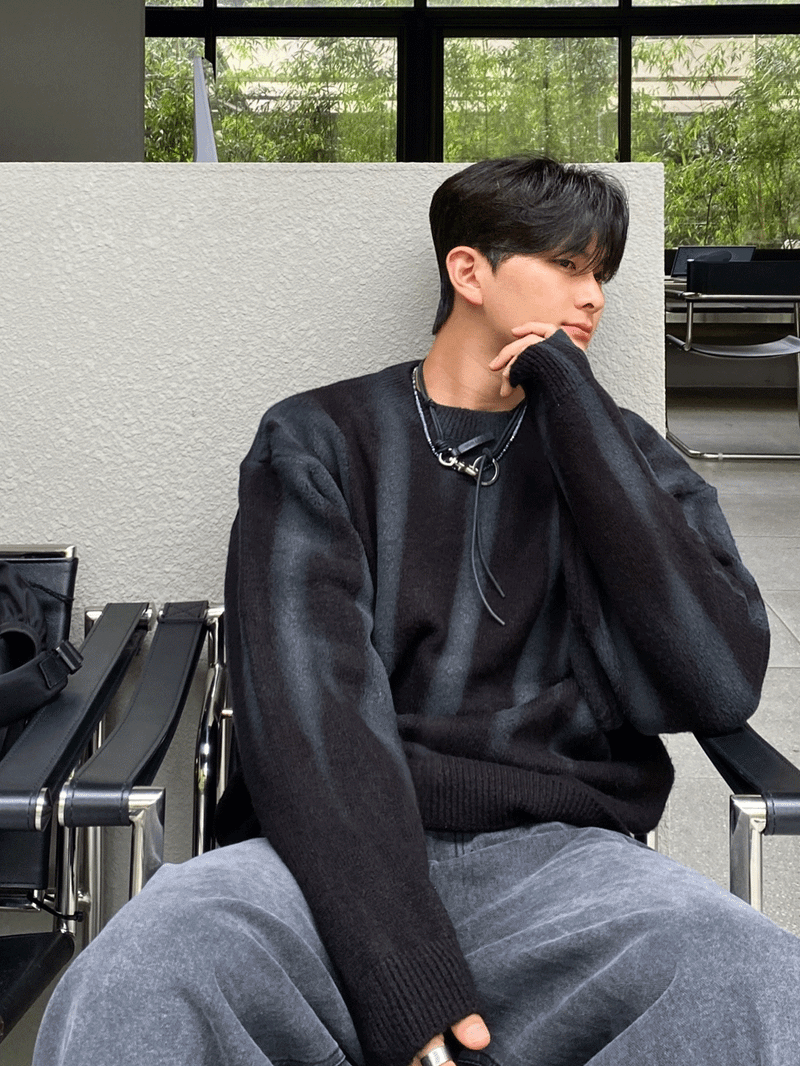 SSROOM（エスエスルーム）の「Trickle of Water Knit (2color)（Tops）」