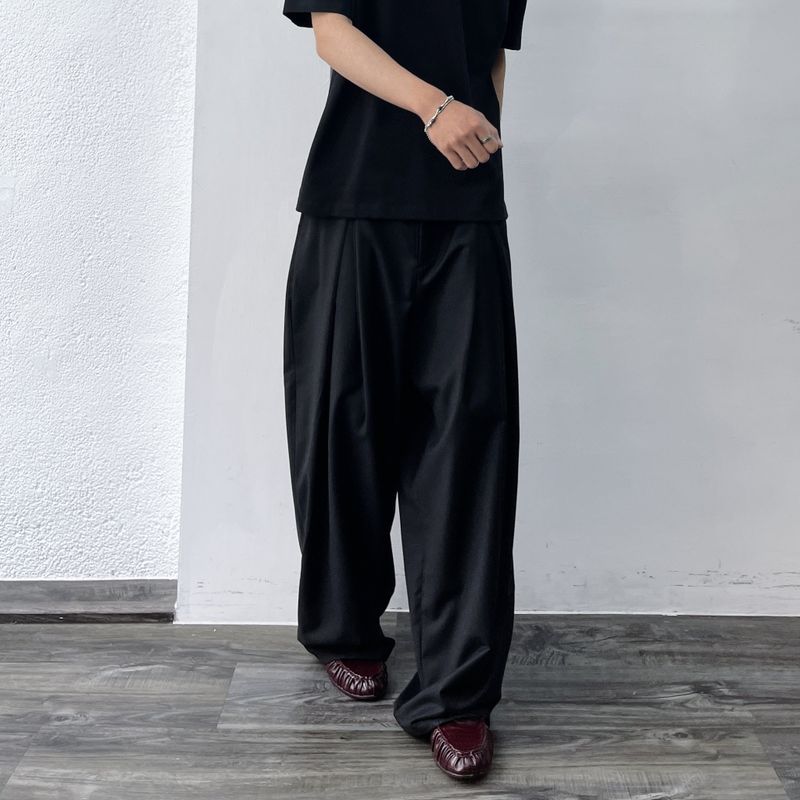 Oversized Pleated Trousers