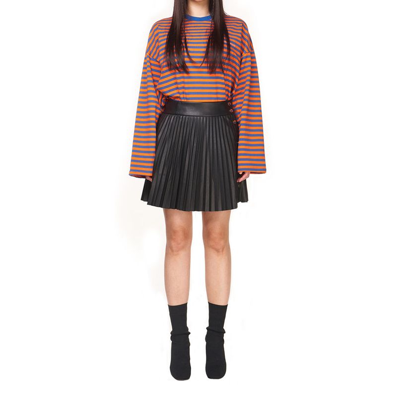 EMBROIDERY STRIPE LONG SLEEVE blue
