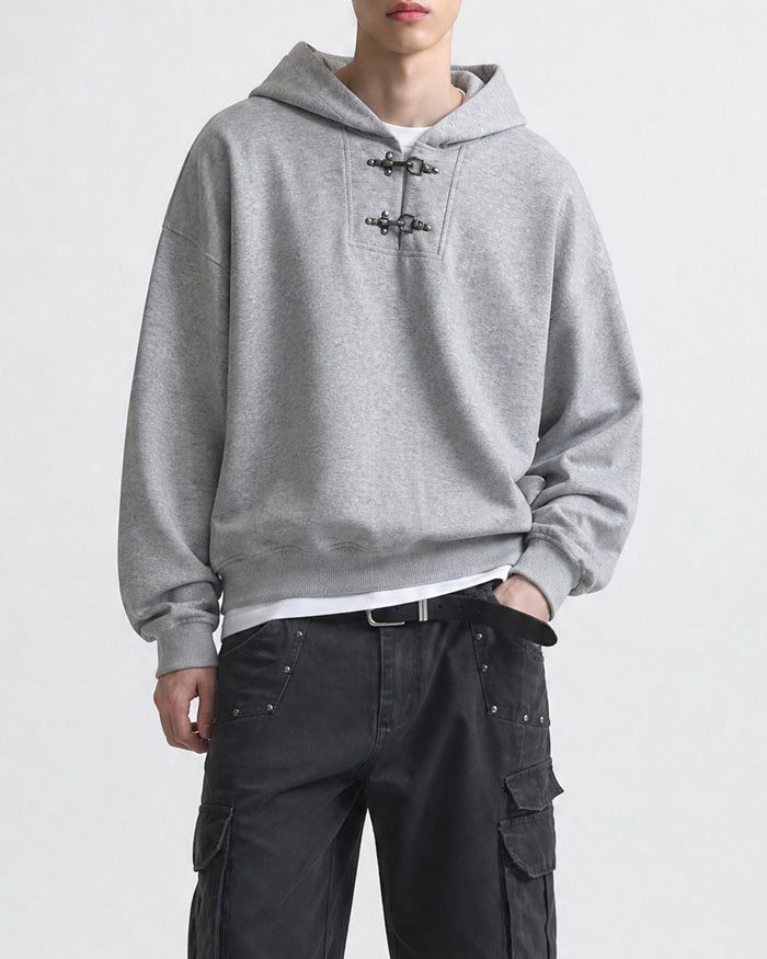 KIXI（キッシー）の「(UNISEX) Fireman Buckle Hoodie（Tops）」