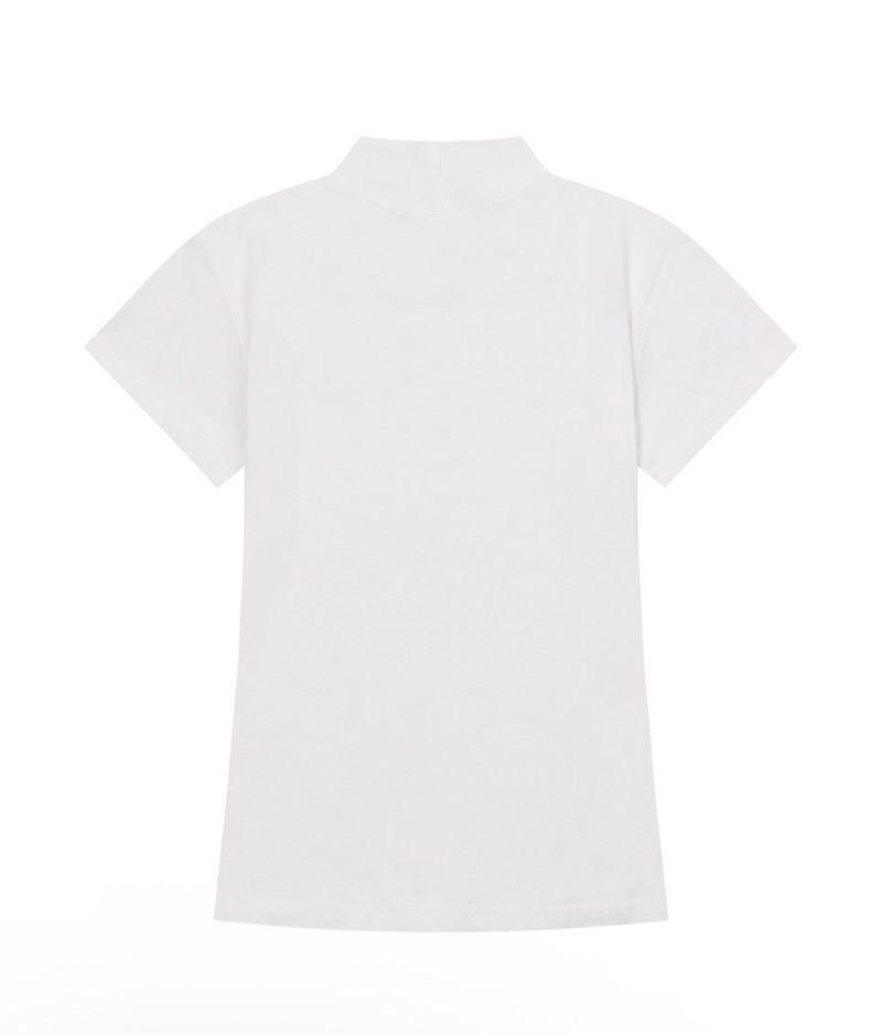 VIOR MOCK NECK HALF T (4COLOR)