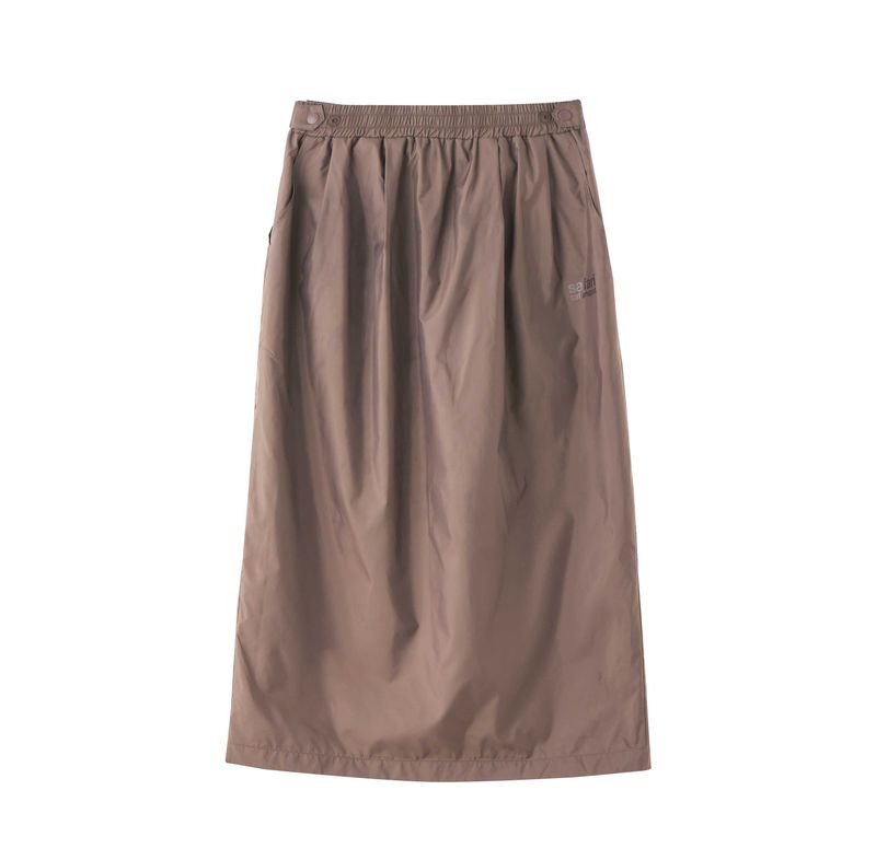 safarispot（サファリスポット）の「BASIC SAFARI POLY SKIRT (BROWN)（Skirts）」