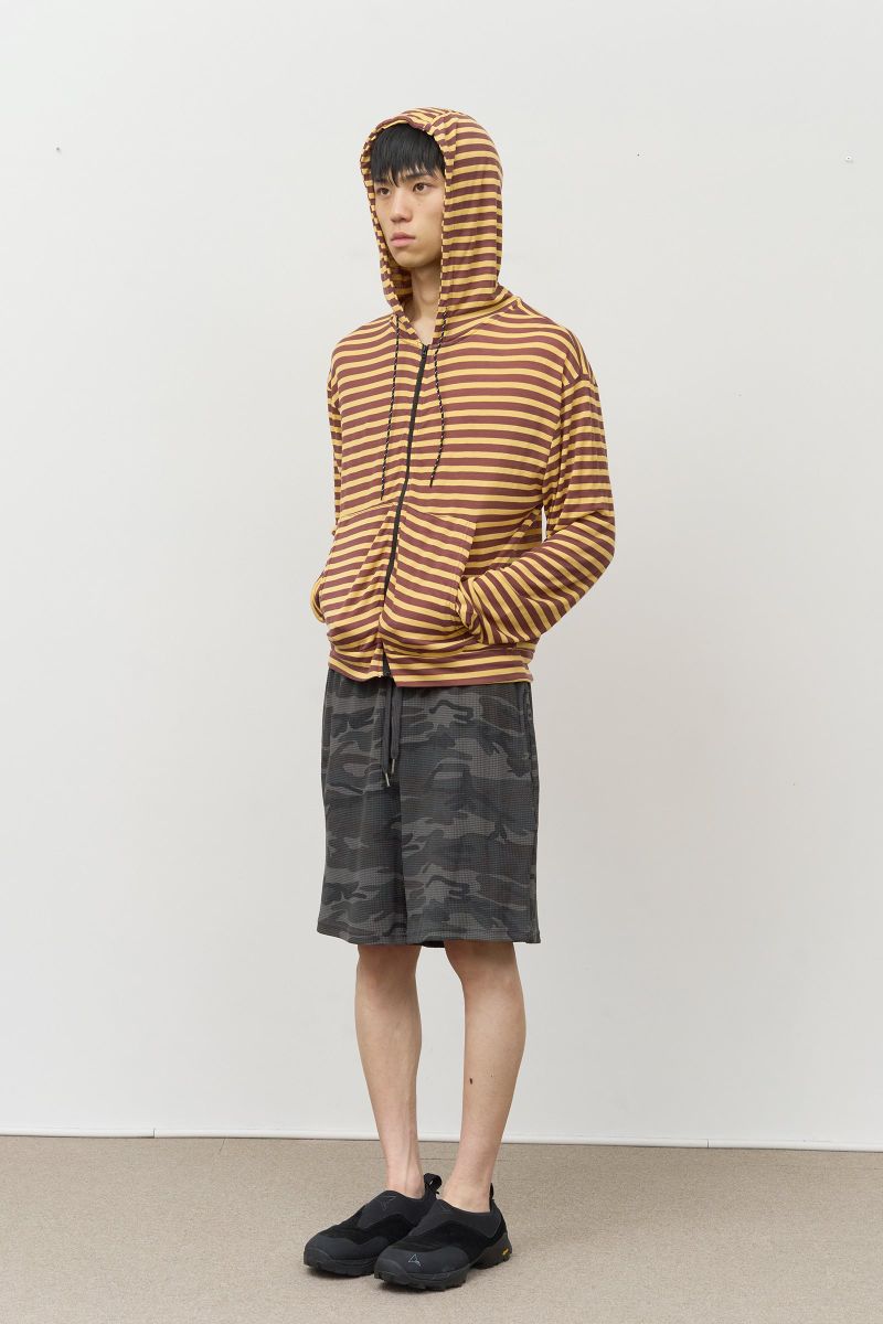 Robe Striped Zip Hoodie