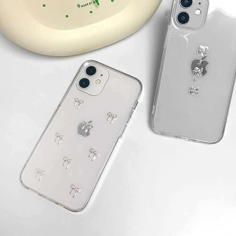 [MADE] Silver ribbon Resin Case
