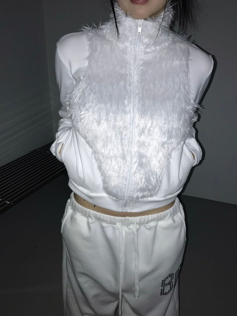 plumage zip-up (2 color)