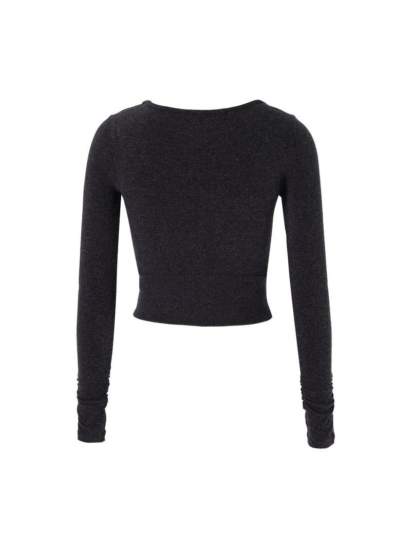 Luna cardigan set (Charcoal)