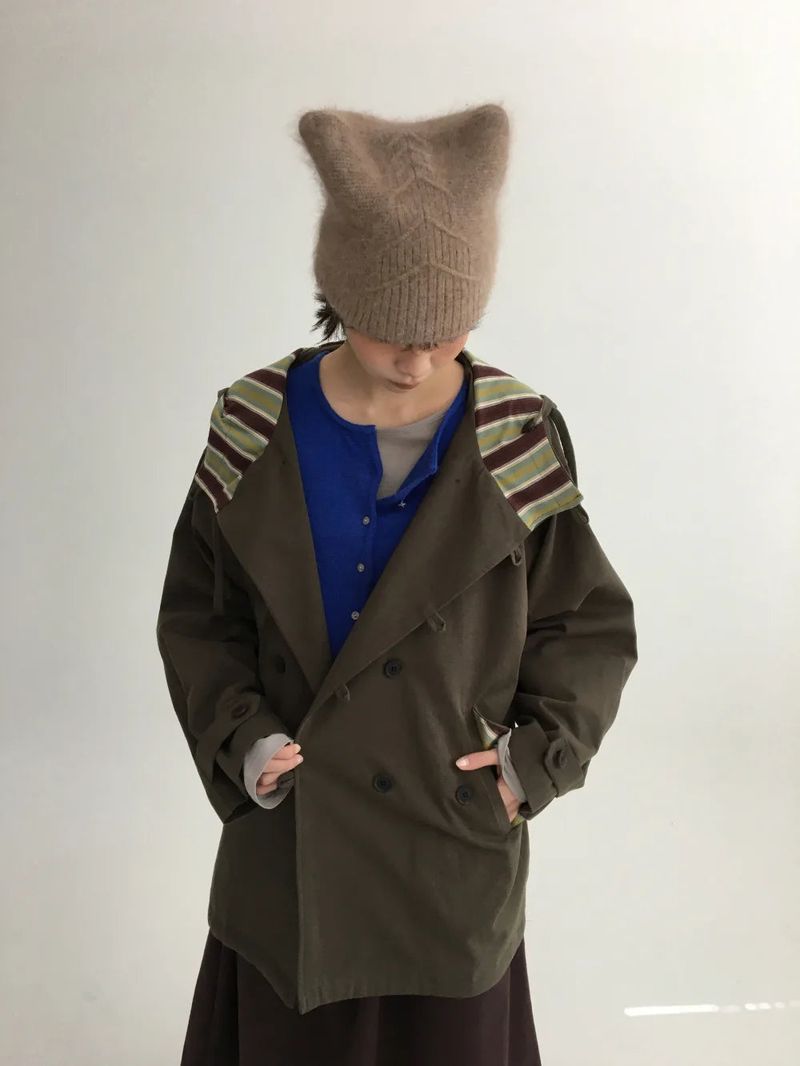 Bako Cat Knit Beanie (3color)