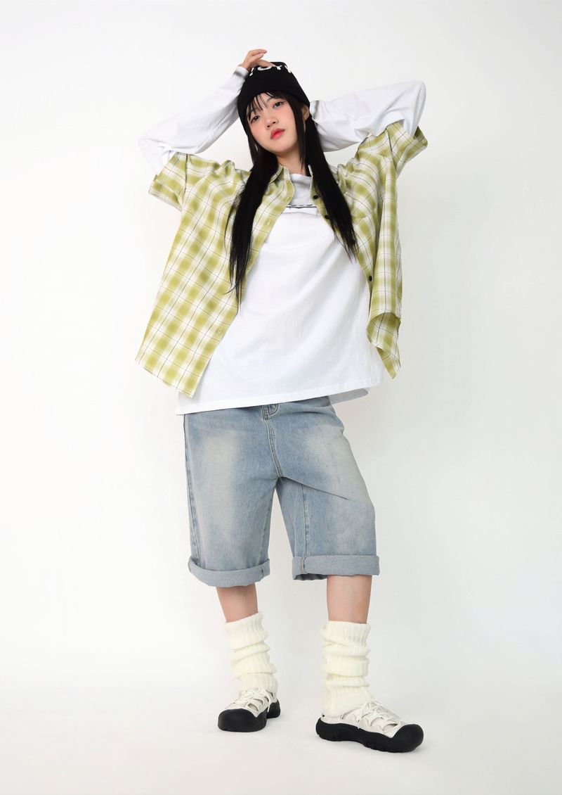 Snug Bermuda pants