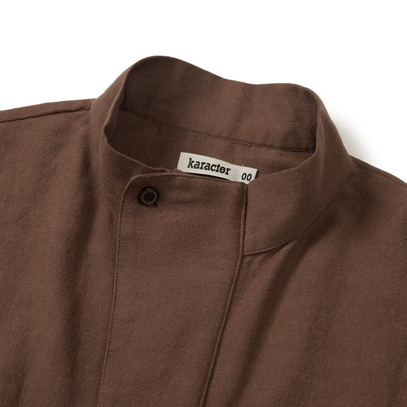 Pullover work shirt / Brick