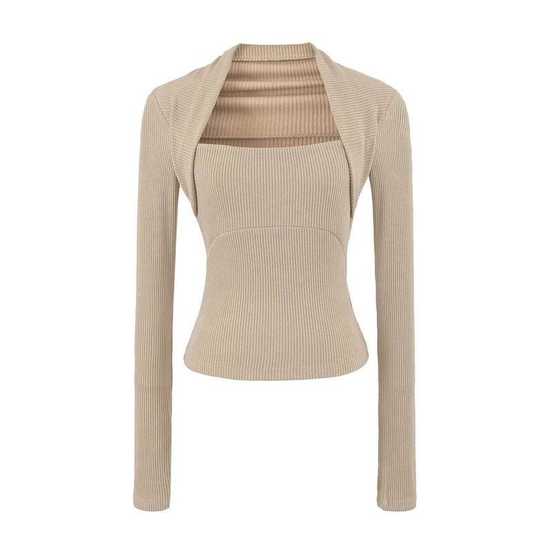 Nieve Sculpted Neckline Knit