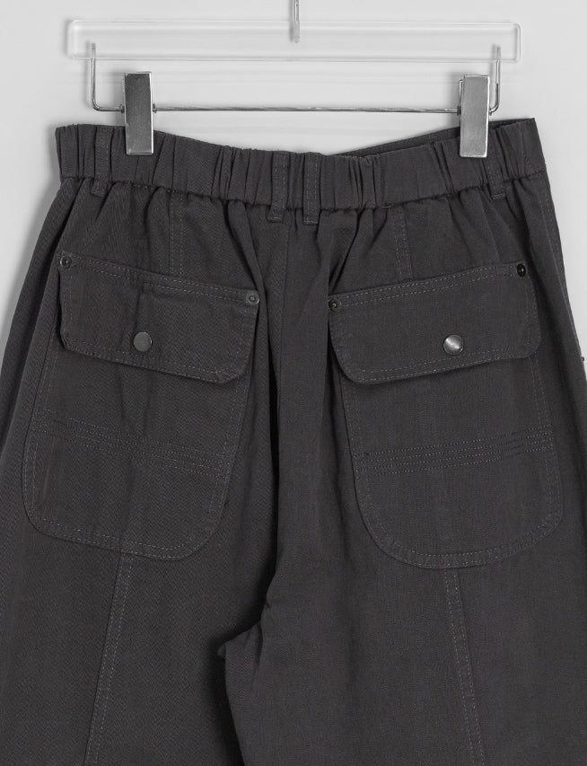 Dason Button Parachute Banding String Pants
