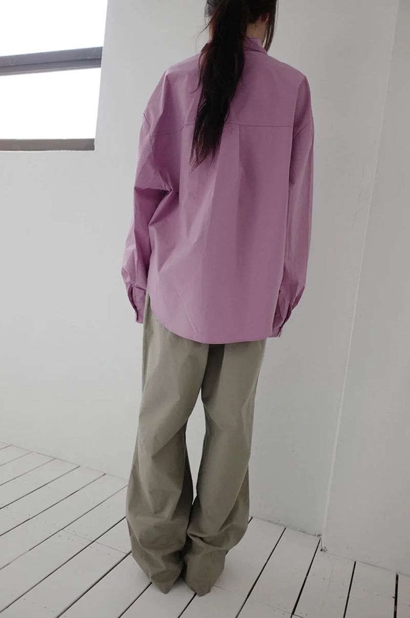 pocket boxy shirt (4c)