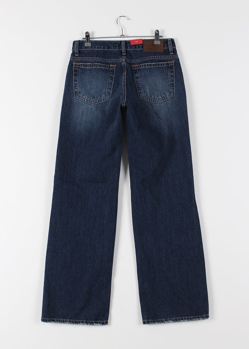 LOW BRUSH STRAIGHT DENIM