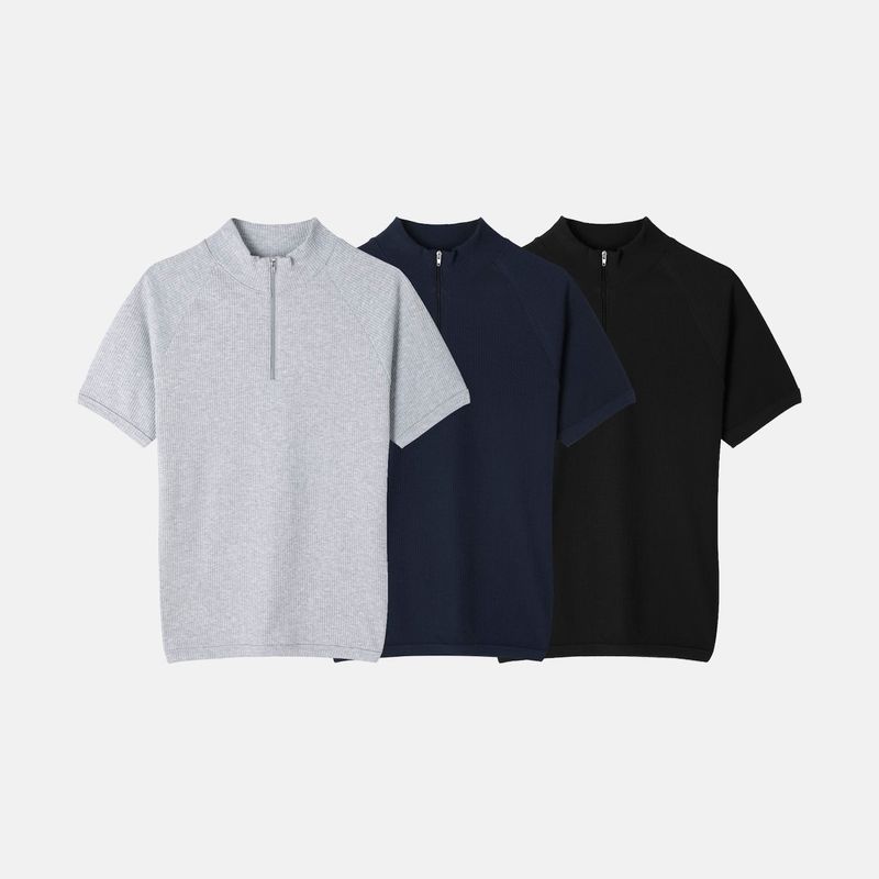 Golji Raglan Half Zip-up 3C