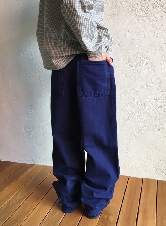 Gaible Front Pocket Straight Cotton Pants