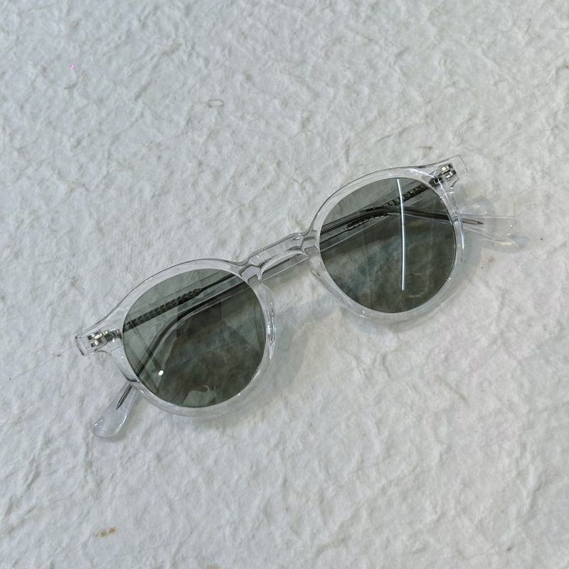 Vintage Proportion Round-Frame Sunglasses