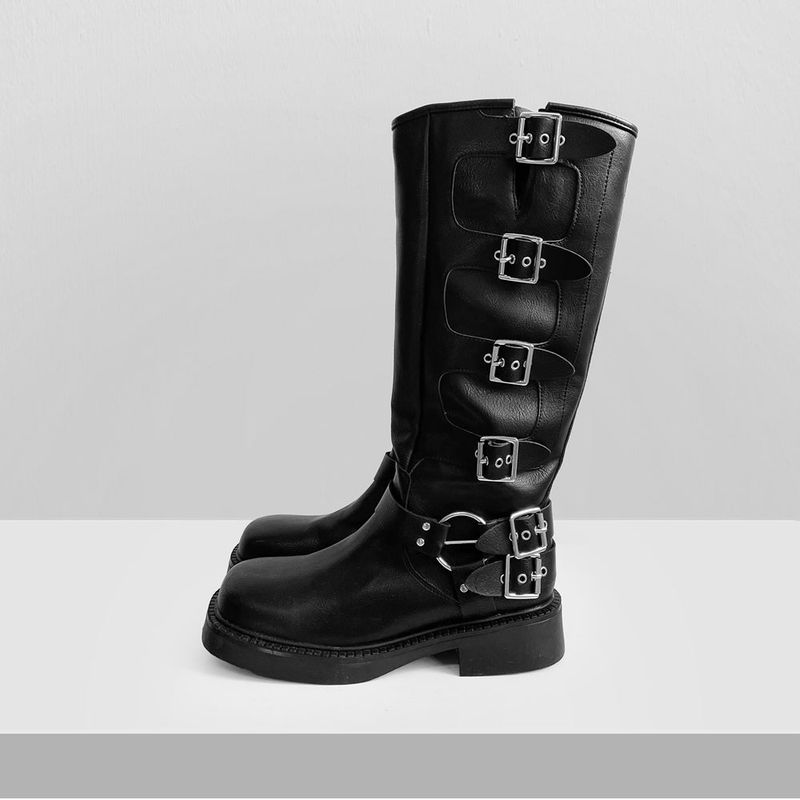 Renault Buckle Long Boots