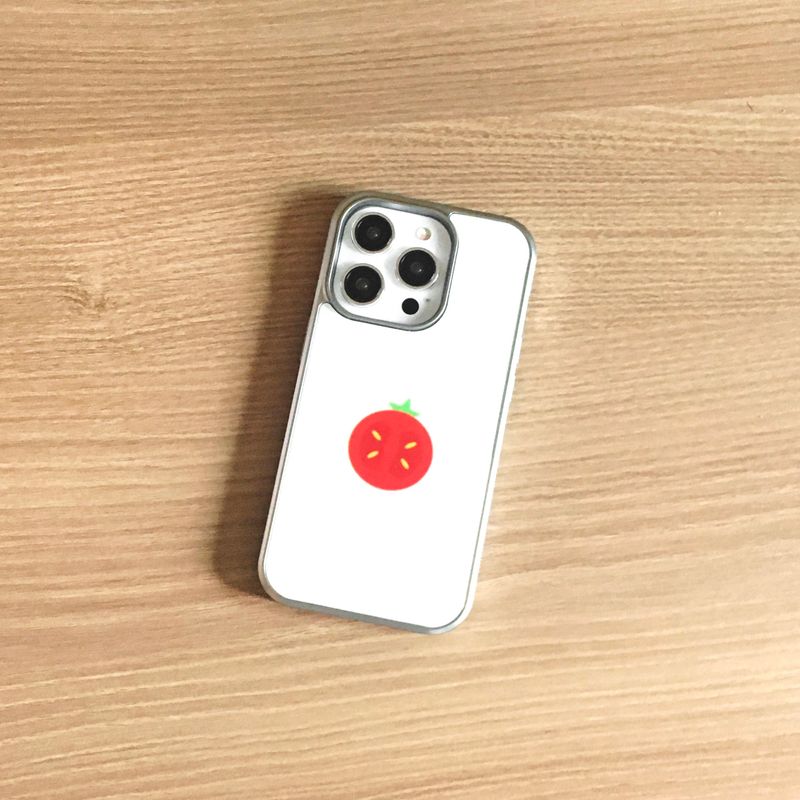 [made] half cherry tomato  (silver epoxy bumper case)