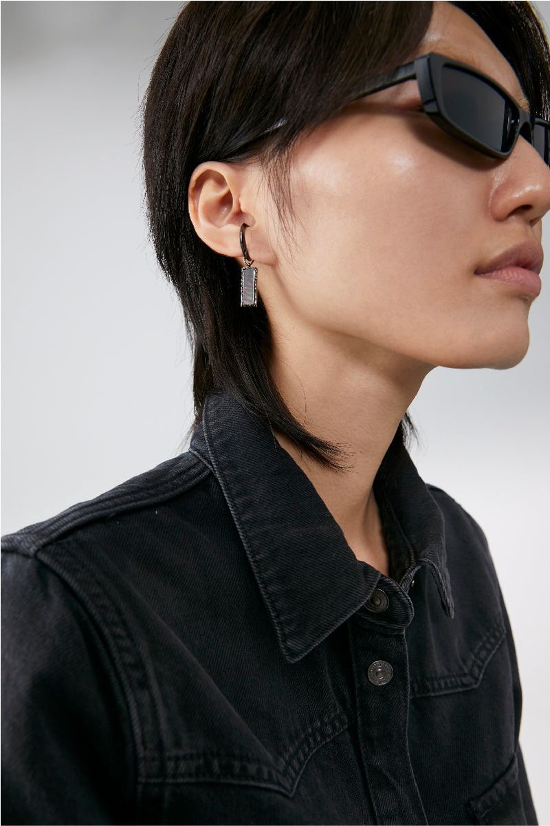 SWERVING earcuff(BLACK) -Single piece-