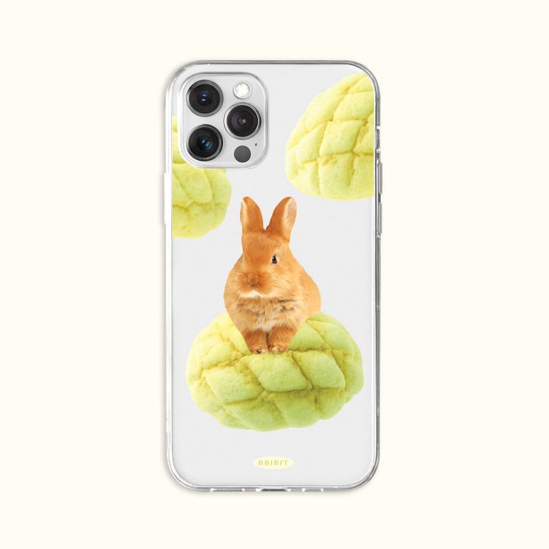 BBIBIT(ピビット)の「melon cream bread bunny jelly hard phone case(Smartphone Accessories)」