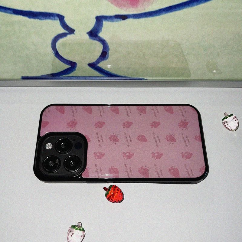 [MADE]Strawberry Moon epoxy case
