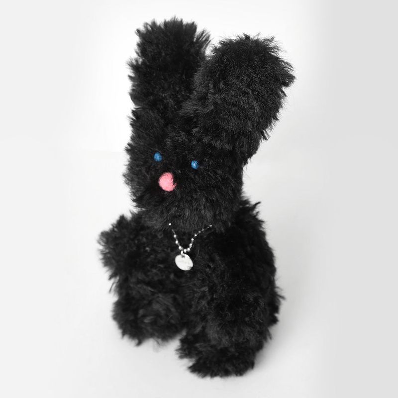 ボウクルラビットキーリング (BLACK)
