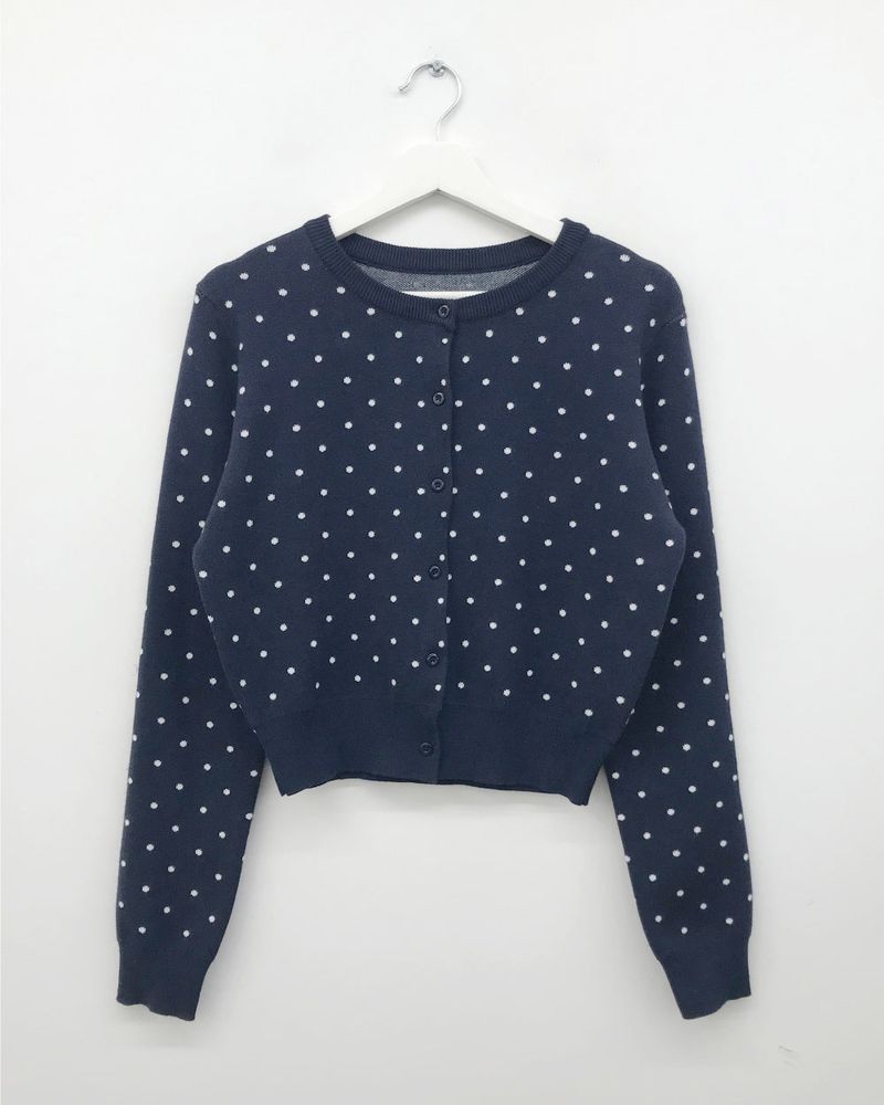 Vero Poa Dot Cardigan (3color)