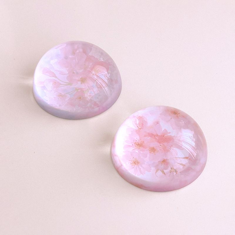 Cherry blossom glass paper weight