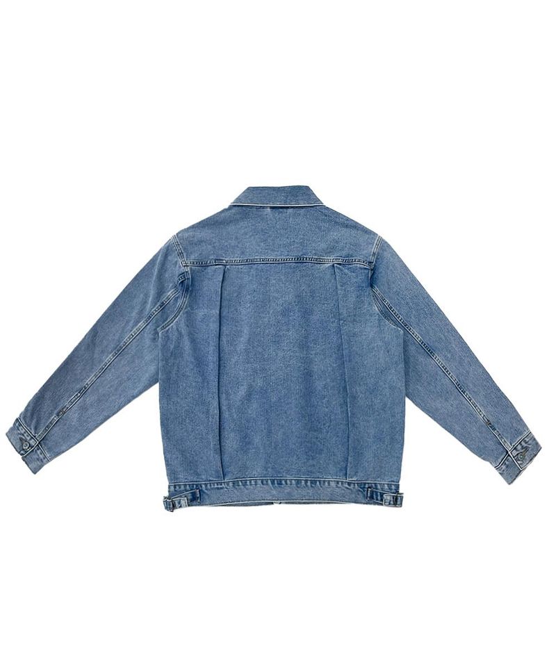 ASCLO Turquoise Gemstone Denim Jacket (2color)