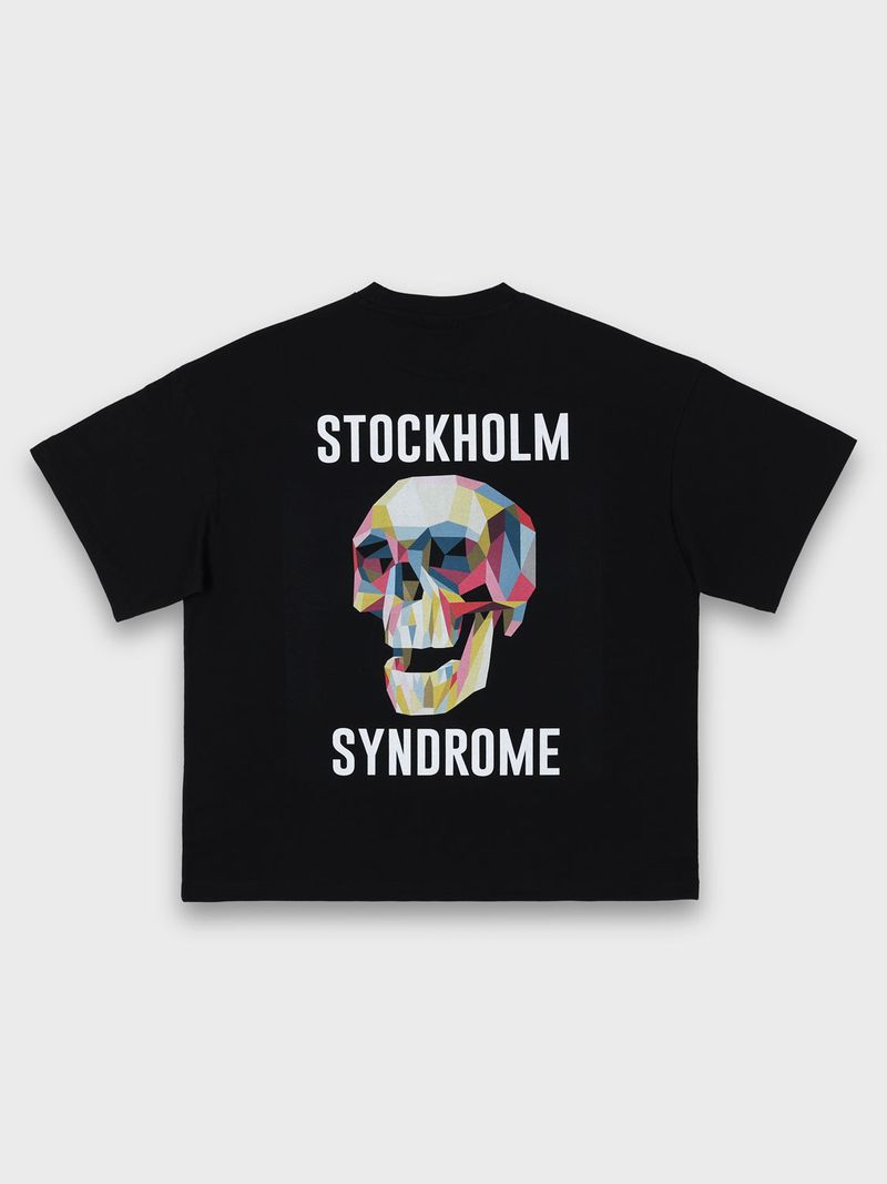 stockholm syndrome（ストックホルムシンドローム）の「STHLMSNDRM スカルTシャツ - ブラック（トップス）」