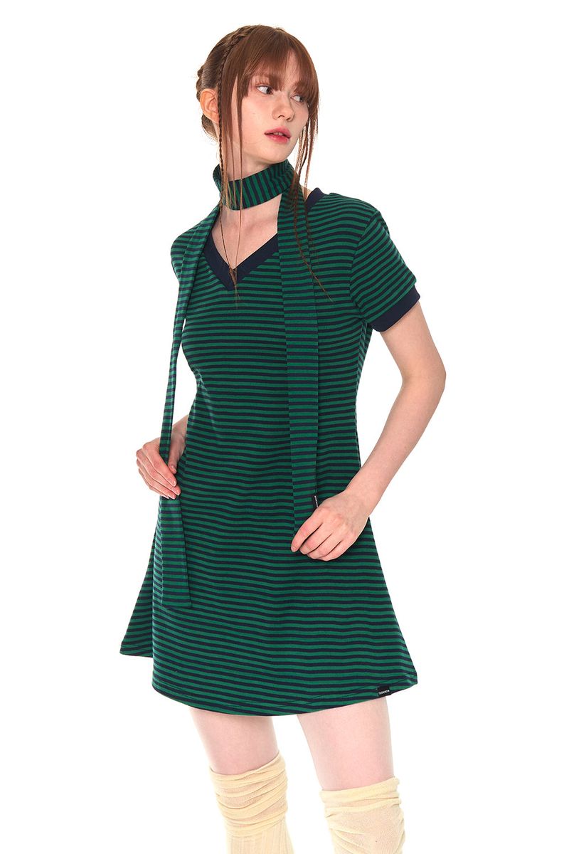STRIPE MUFFLER (GREEN)