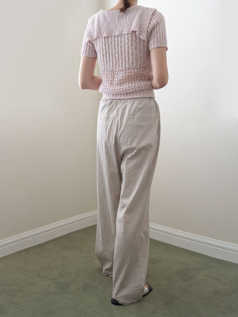 CROCHET PULL OVER [ LAVENDER ]