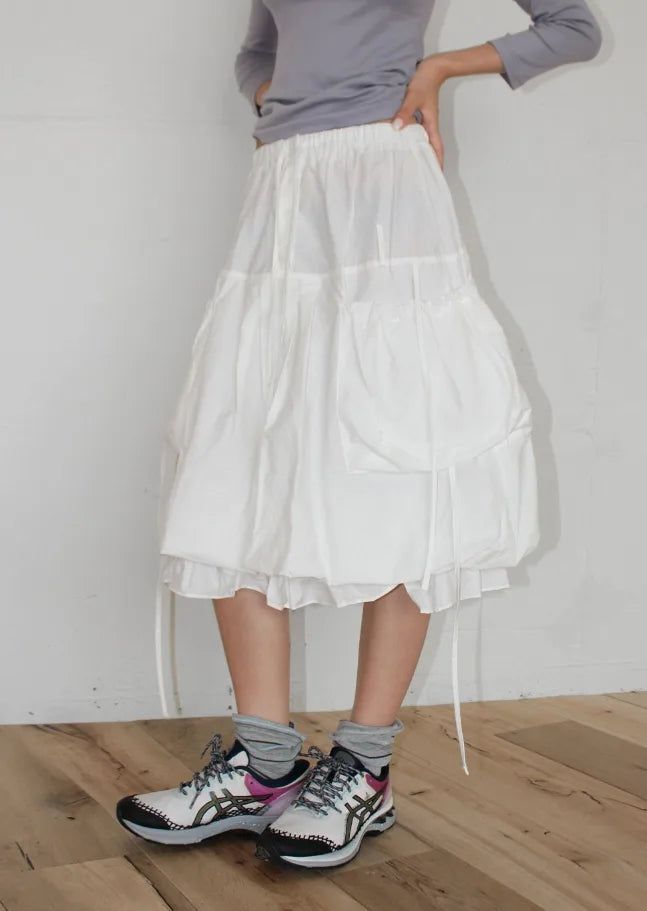 CARGO BALLOON MIDI SKIRT