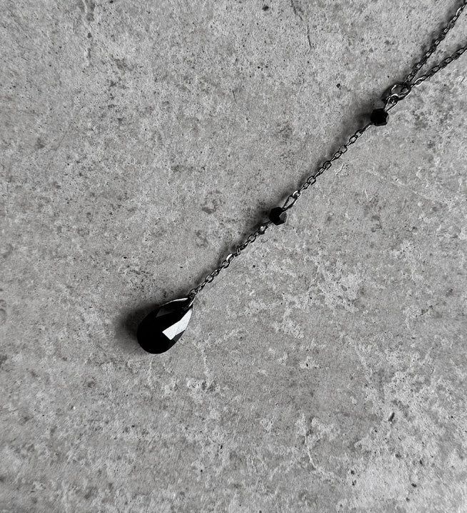 Black Beads Necklace