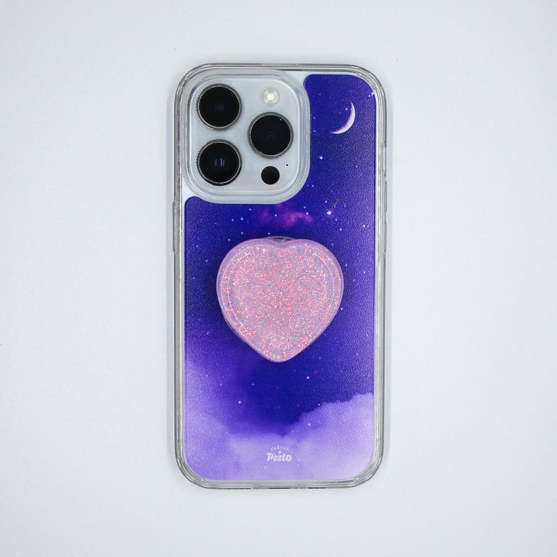 【MADE】glitter Heart Smart Tok / Pesto 23.