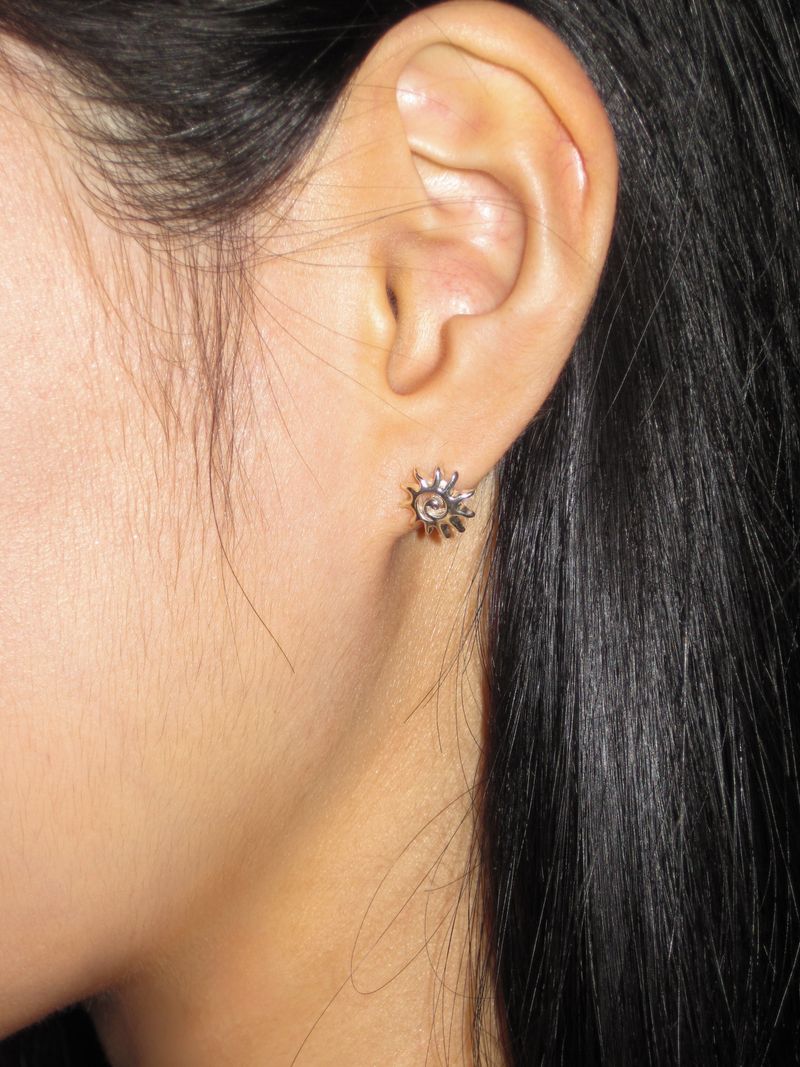 [925silver] Sunburn piercing