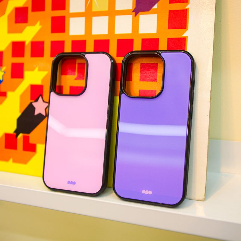 【MADE】 Simple glass bumper case (2 colors)