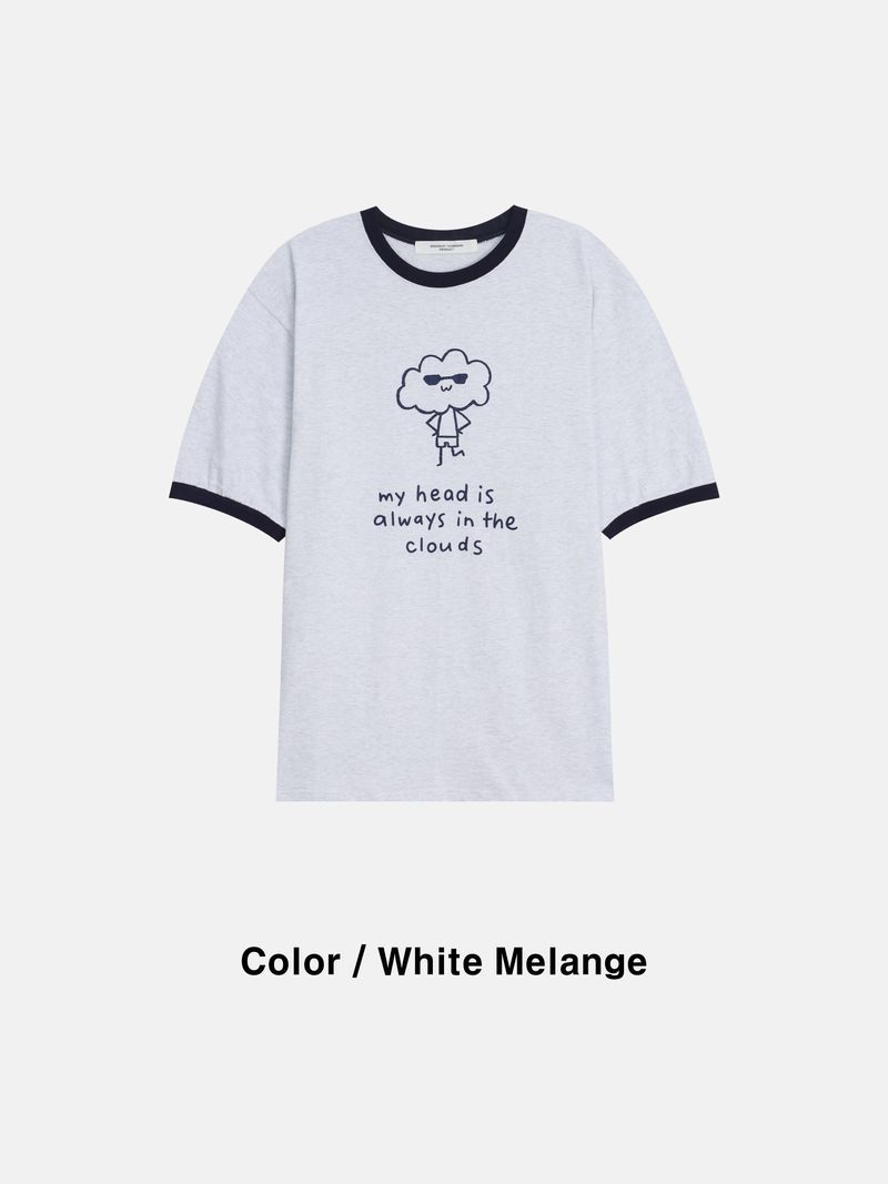 Cloud Ringer Loose Fit Short Sleeve 2COLOR
