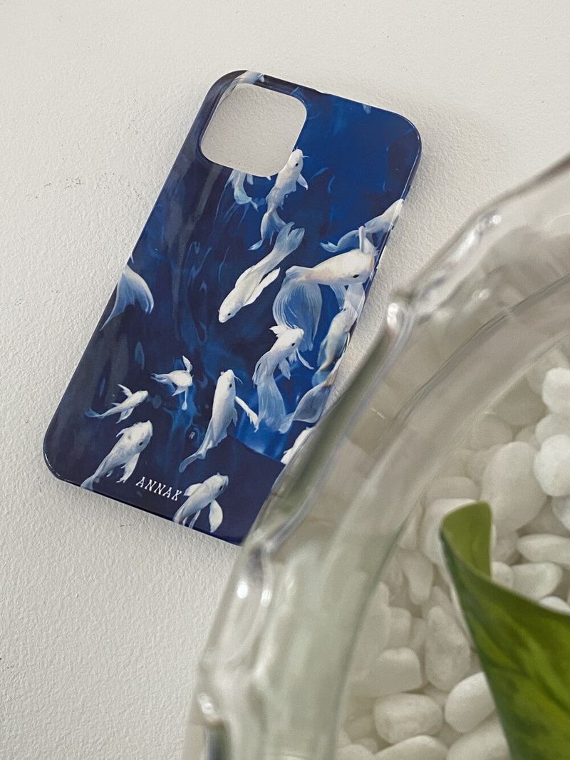 [deep ocean koi goldfish hard case]
