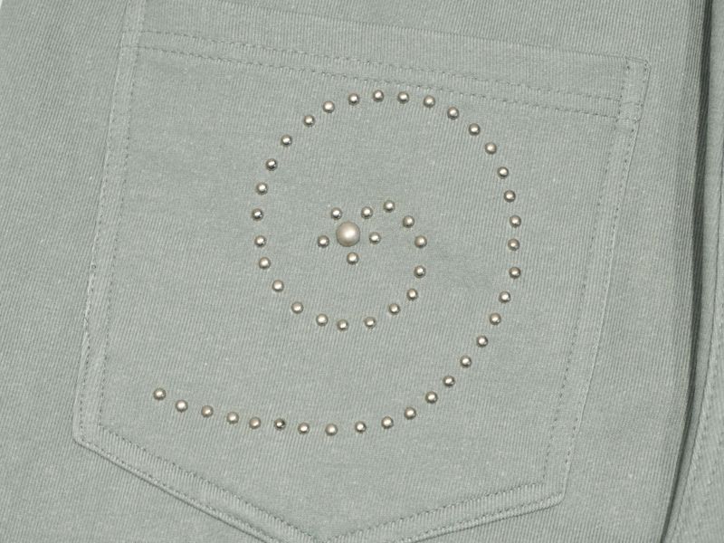 SYMBOL STUD PIGMENT HOODIE MINT