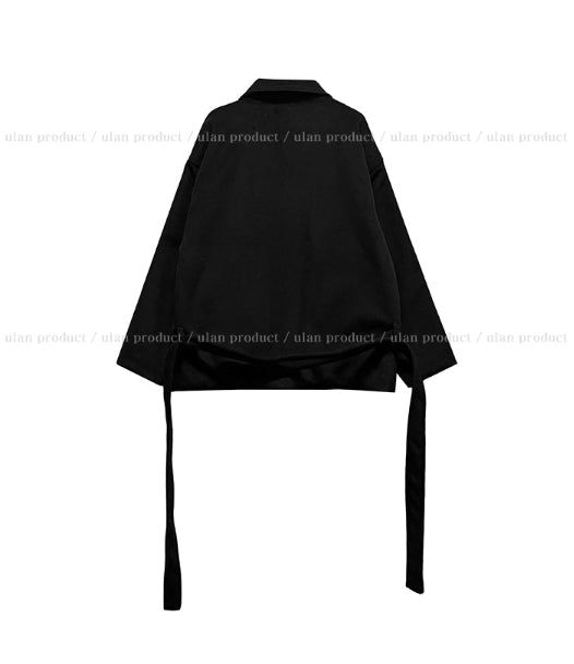 Forbe Belted High Neck Half Coat