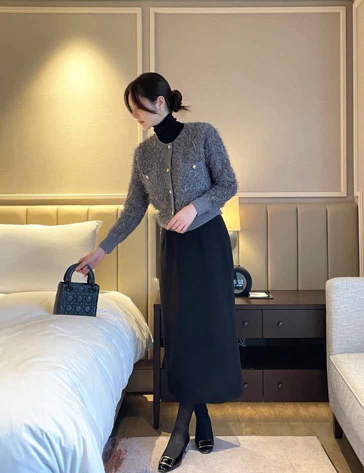 Peko Wings Pearl Knit Cardigan